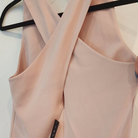 NWT Theory Women's Summer Suit Top size S (sep. size 4 bottoms) BLUSH Crepe - Picture 3 of 8